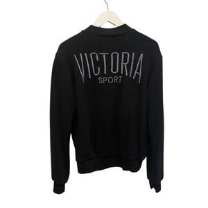 Victorias Secret‎ Sport Jacket Black Full Zip Up Size Small